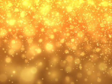 Altın yaldızlı yıldız tozu arka planı. Vektör illüstrasyonu EPS10
