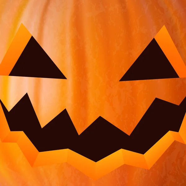 Calabaza Halloween Con Cara Miedo Fondo Vectorial Eps10 — Archivo Imágenes Vectoriales