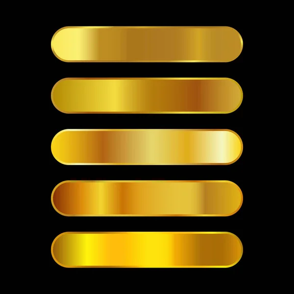 Χρυσές Μεταλλικές Βαθμίδες Χρυσή Μεταλλική Υφή Εικονογράφηση Διανύσματος Eps10 — Διανυσματικό Αρχείο