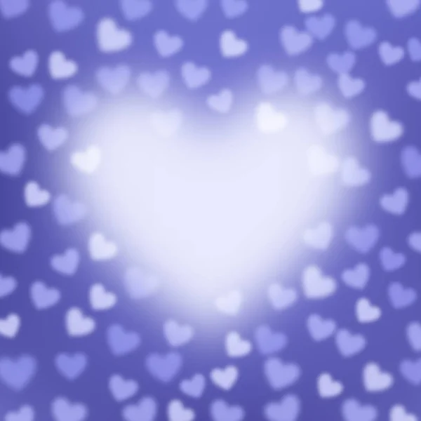 Valentines Day Abstract Background Hearts Vector Blurred Background Eps10 —  Vetores de Stock