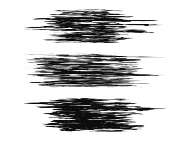 Fırça darbesi koleksiyonu. Vektör fırçası ayarlandı. EPS10