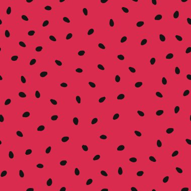 Karpuz çekirdekli kusursuz desen. Vektör arkaplanı EPS10