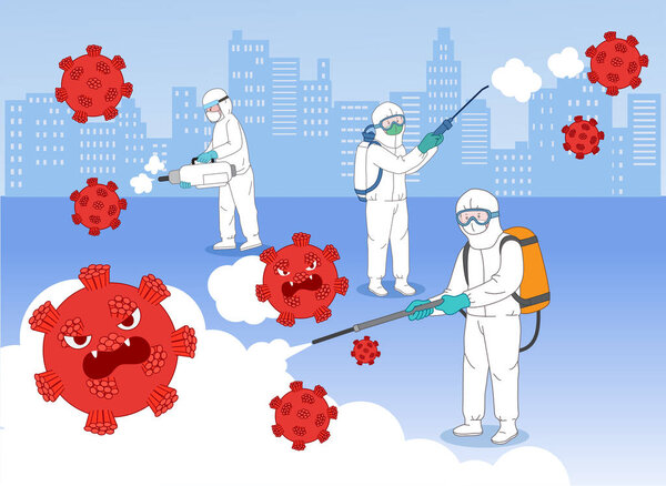 Pandemic Concept Vector Illustration — Stock Vector