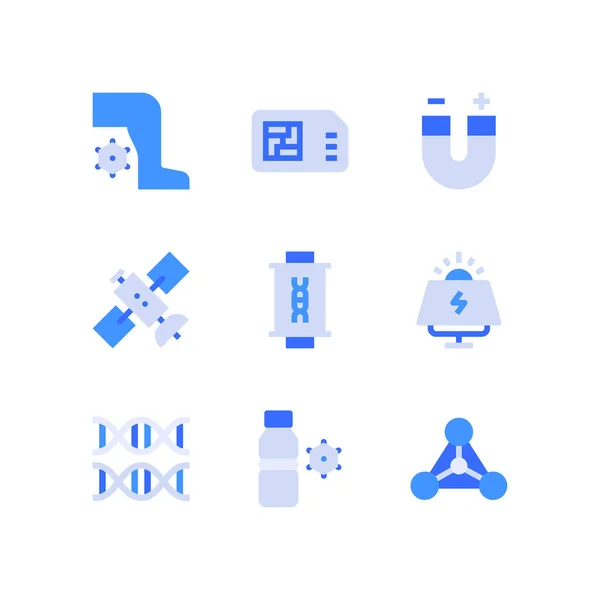 Conjunto Iconos Vectoriales Para Uso Personal Comercial — Archivo Imágenes Vectoriales