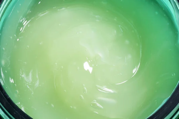 Mancha Isolada Beleza Cosméticos Textura Creme Rosto Verde — Fotografia de Stock