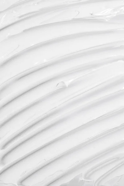 Odizolowane Rozmaz Kosmetyki Kosmetyczne Tekstury Krem Twarzy Białe Tło — Zdjęcie stockowe