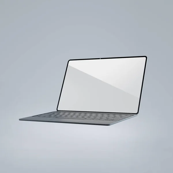 Rendered Laptop Mockup Graphic — Stock Photo, Image