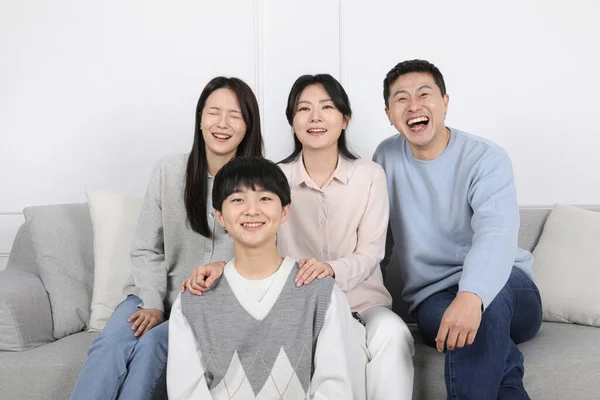 아시아 장면을 가족의 — 스톡 사진