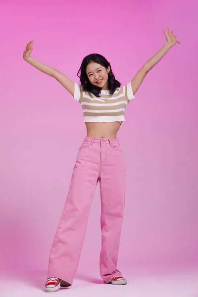 Generation Asiatische Koreanerin Selbstbewusster Pose — Stockfoto