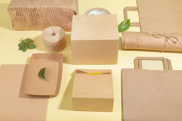 protect earth and environment concept, paper packages