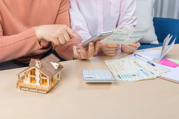 Achtergrond Van Woningverzekering Overeenkomst Hypothecair Concept — Stockfoto