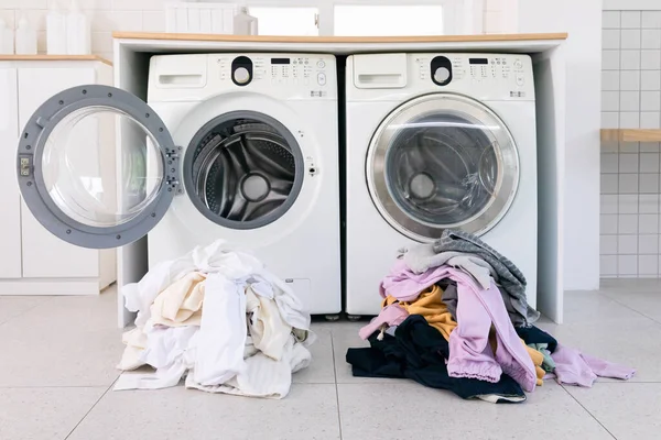 Aesthetic Laundry Concept Washing Bag Underwear — Stok fotoğraf