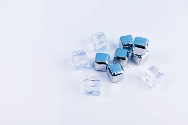 Summer Background_Ice Stainless Ice — 图库照片