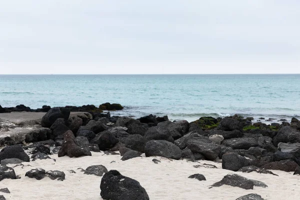 Gwakji Beach Jeju Island Korea — 图库照片