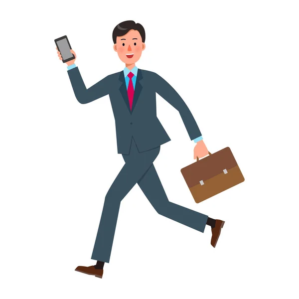 Vector Illustration Job Character Office Worker Employee — Vector de stock