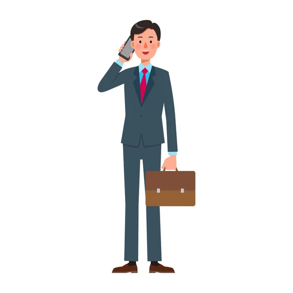 Vector Illustration Job Character Office Worker Employee — Vettoriale Stock