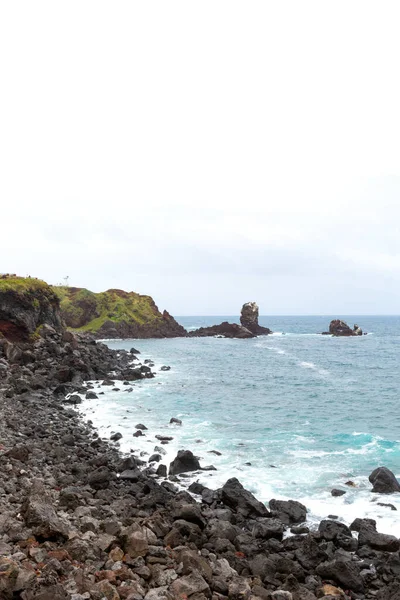 Пляж Сеопікоджі Острові Джеджу Корея — стокове фото