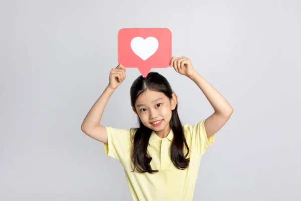 Coréenne Jeune Fille Portant Des Vêtements Gymnastique Studio Fond Blanc — Photo