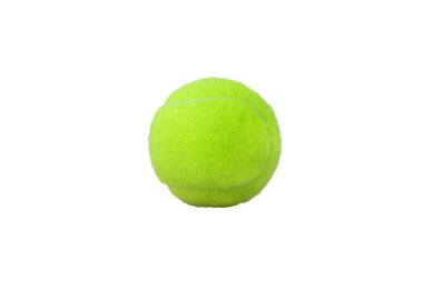 Tenis topu beyaz arkaplanda izole