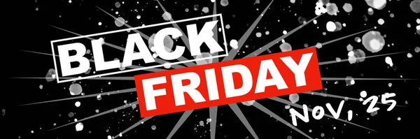 Poster advertising black friday 2022 on November 25.