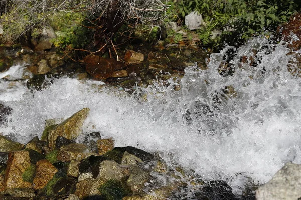 Dağlarda küçük bir şelale