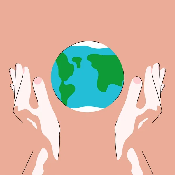 Vitiligo deri hastalığı olan bir adamın elleri. Destek, sevgi ve yardım. Dünya Vitiligo Günü. Düz vektör çizimi izole edildi