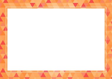 Pastel renklerin yumuşak tonlarıyla çokgen çerçeve materyali