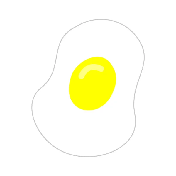 Materiale Illustrazione Uovo Rotto — Vettoriale Stock