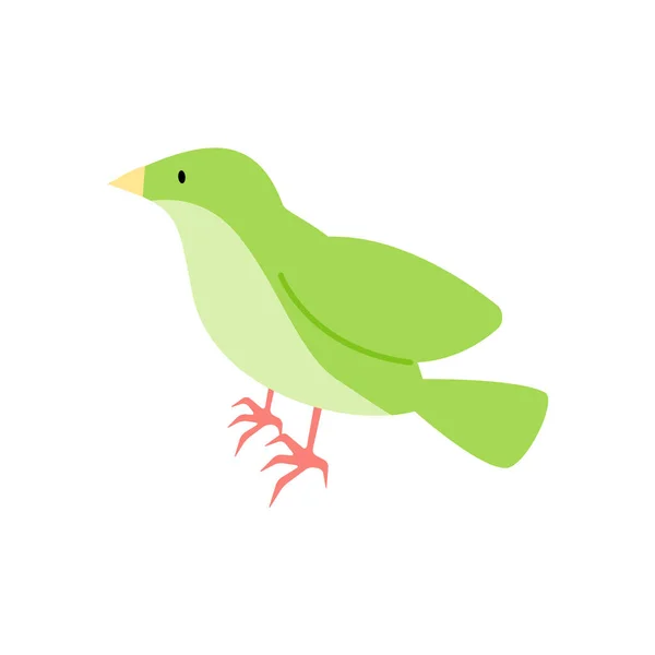 Material Ilustración Warbler Simple Plano — Archivo Imágenes Vectoriales