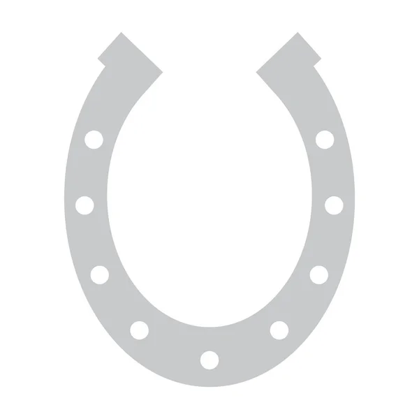 Simple Flat Horseshoe Material — Stock Vector