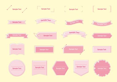 Basit ve düz başlıklı malzeme