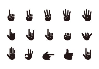 Çeşitli pozlarda el yapımı malzeme.