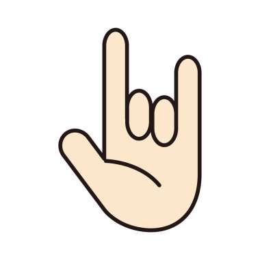 Basit ve ten rengi parmak çizimi materyali