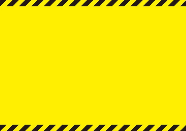 Yellow Conspicuous Danger Sign Material — Stockvektor