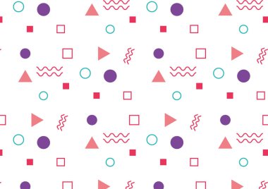 Simple and cute geometric background material