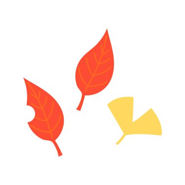 Basit ve düz yaprak çizimi