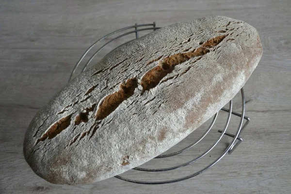 Backen Sie Das Brot Auf 250 Grad Vorgeheizten Backofen Minuten — Stockfoto