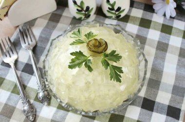 Kristal salata hazır. Sıra dışı ve lezzetli 