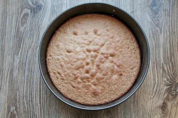 Mettere Padella Forno Caldo Cuocere 180 Gradi Minuti Fino Quando — Foto Stock