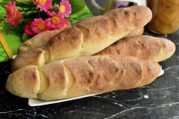 Wienbröd Ser Som Citybullar Det Lätt Att Laga Det Inte — Stockfoto