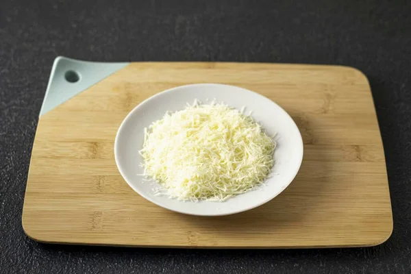 Cheese Sattail Een Ondiepe Rasp — Stockfoto