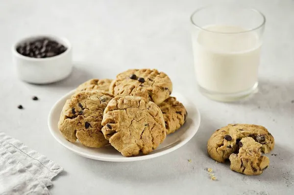 Las Galletas Magras Están Listas Las Galletas Son Adecuadas Para —  Fotos de Stock