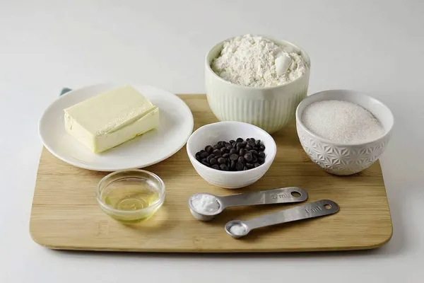Готуйте Всі Необхідні Інгредієнти Щоб Зробити Lenten Cookies — стокове фото