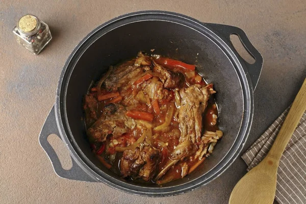 Continue Cozinhando Tudo Junto Por Mais Minutos — Fotografia de Stock