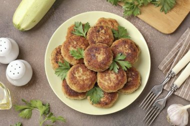 Rabbit cutlets with zucchini are ready. The cutlets are very tender, juicy and tasty. Take note! Rabbit cutlets are soft and tasty in themselves, and zucchini will make them even more tender and add juiciness to the minced meat. Bon Appetit!