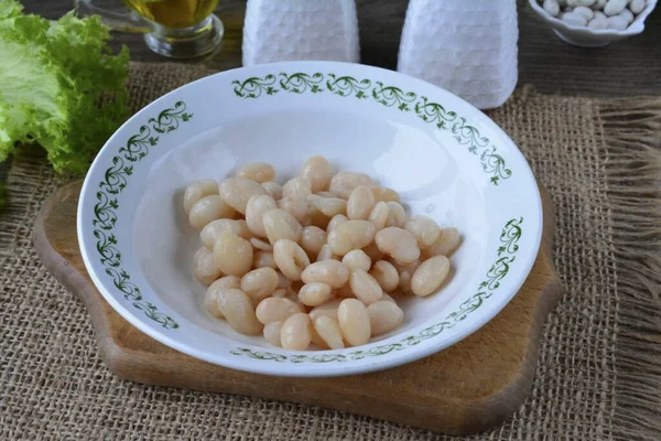 Immediately Place Beans Cook Cook Legumes Minutes Tender Drain Water — Stok fotoğraf