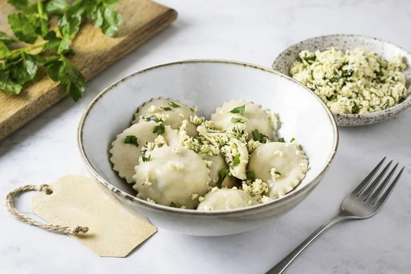 Das Rezept Wird Besonders Für Ein Schlankes Menü Oder Veganer — Stockfoto