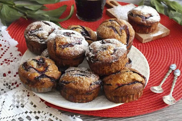 Muffin Sono Uno Dei Prodotti Forno Più Facili Oggi Propongo — Foto Stock