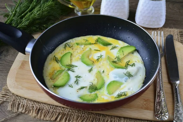 Hot Serve Dish Immediately Table Adding Any Fresh Herbs Bon — Stock Photo, Image