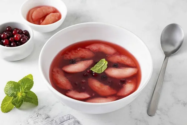 Risulta Molto Fragrante Dolce Bel Colore Lucente Questa Zuppa Piacerà — Foto Stock